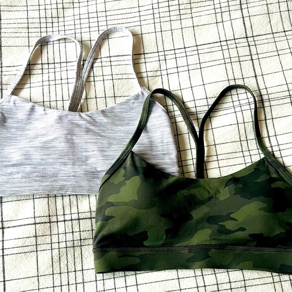 Lululemon size 6 Flow Y Nulu light support sports bras. - Picture 1 of 2